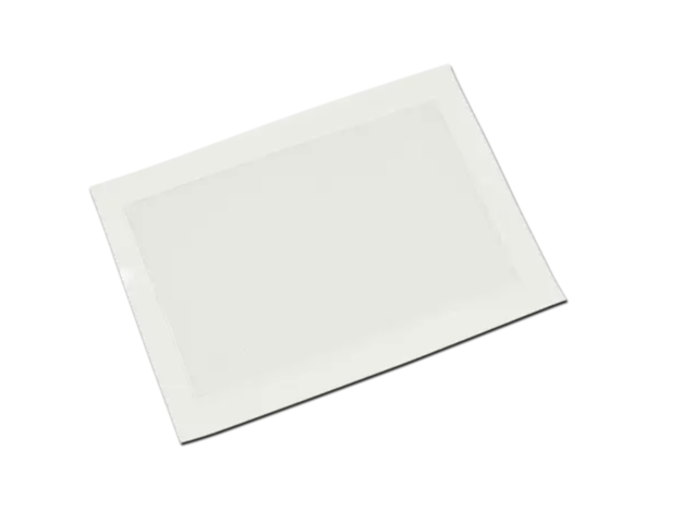 Clear Landscape Self Adhesive backed card holder - Landscape (Pack of 100) — card holder view