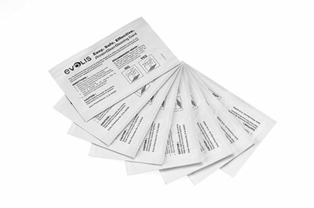 Evolis A5002 PrinterClean Cleaning Kit (Pack of 50) — cleaning supplies (representative pack or component view)