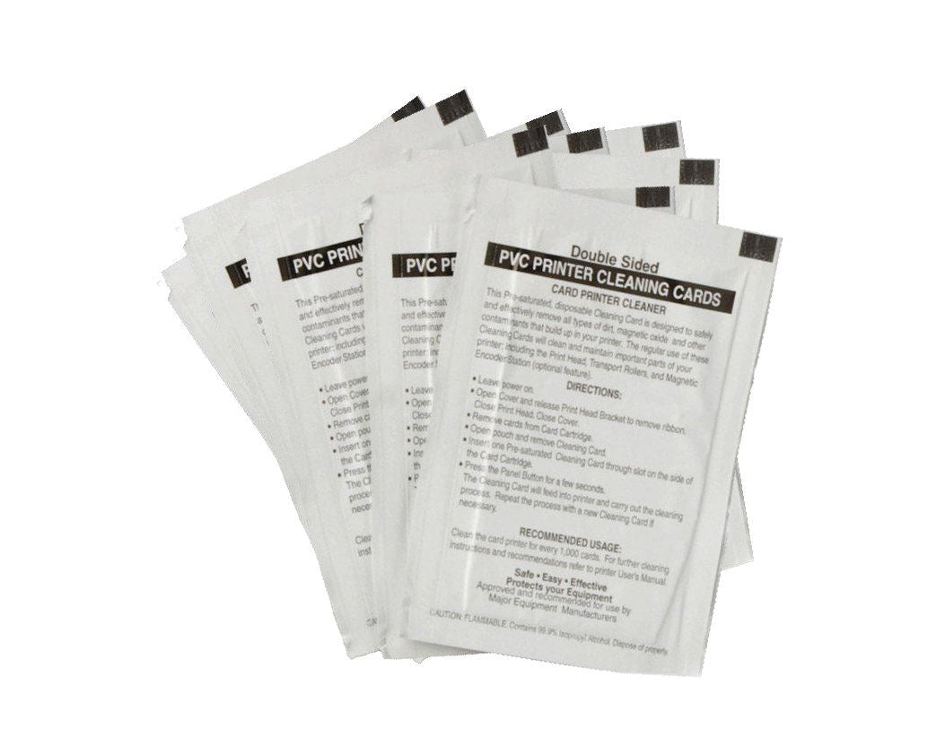 Fargo 86131 Adhesive Cleaning Cards (Pack of 50) — cleaning supplies (representative pack or component view)