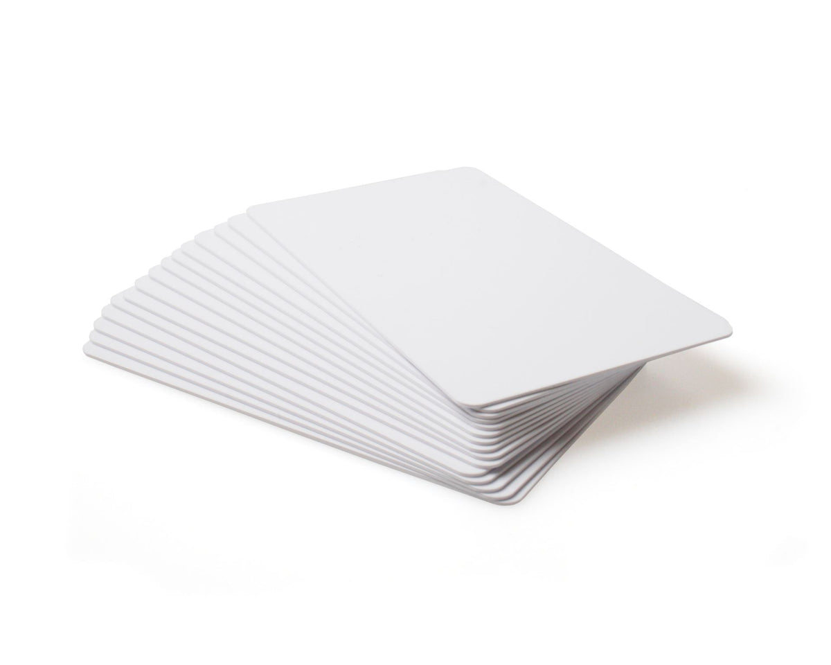 HID 081754 Blank White Ultracards (Pack of 500) — plastic cards (representative card or pack view)