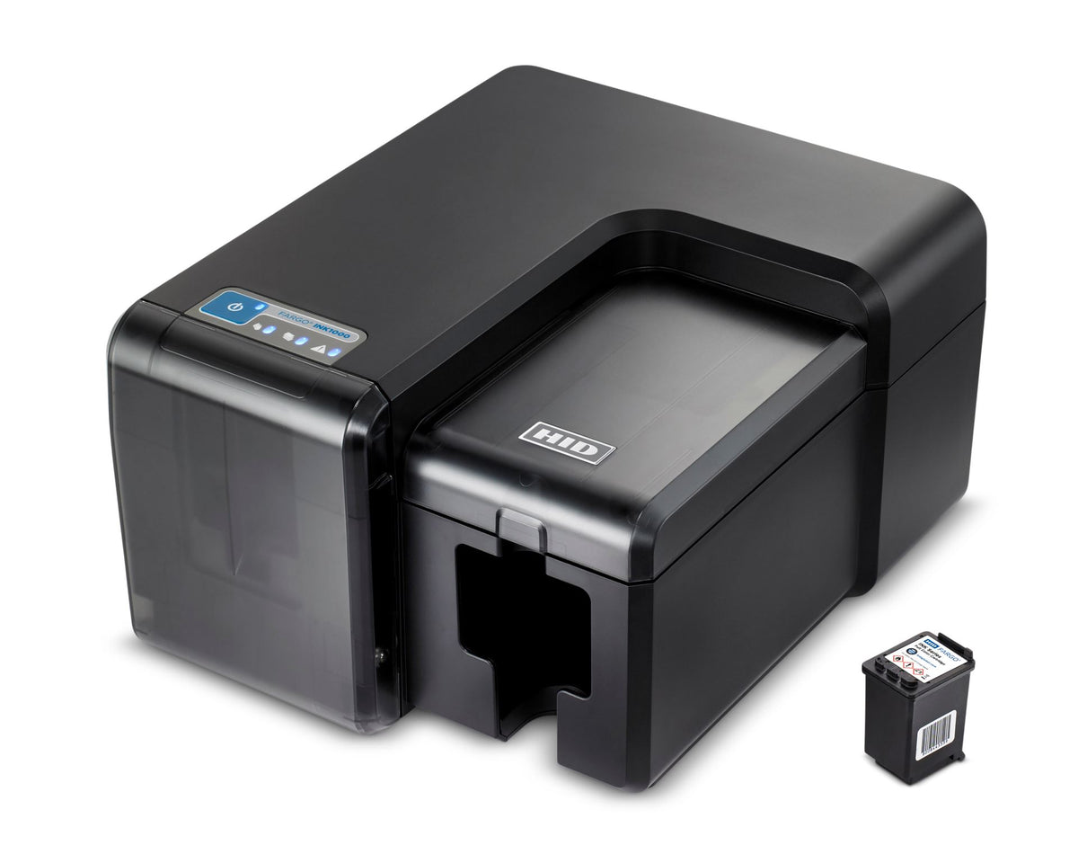 HID FARGO INK1000 Inkjet ID Card Printer (Single-Sided) — printer view