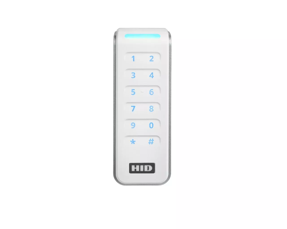 HID Signo 20 White Keypad Reader - Terminal Connection — representative product image
