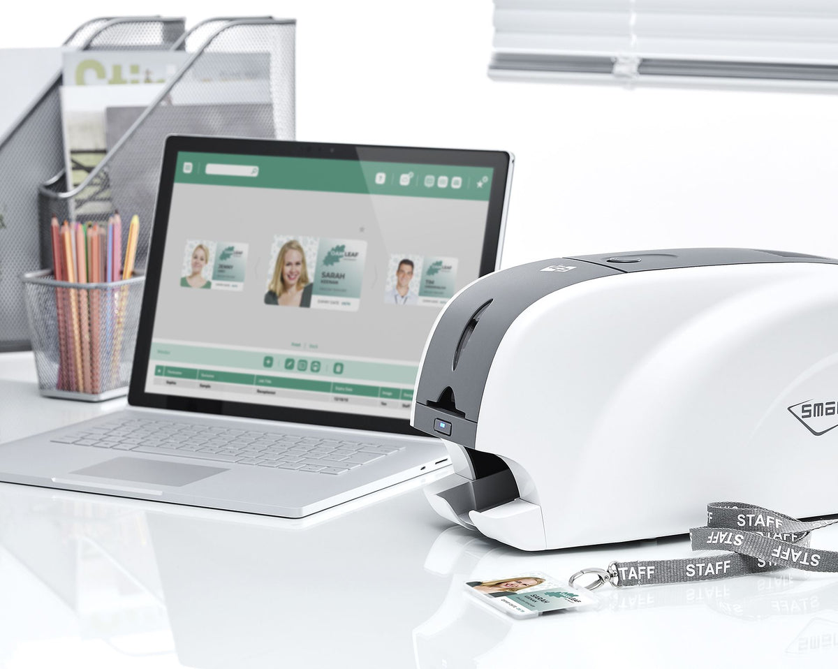 IDP SMART-31S Single-Sided ID Card Printer — printer view