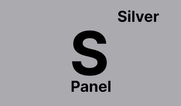 Magicard MA1000K-Silver silver panel