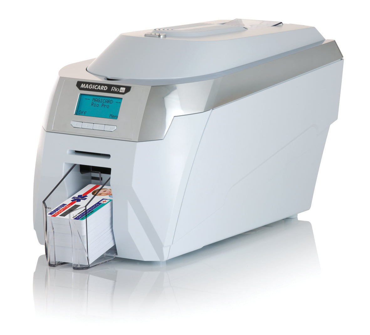 Magicard Rio Pro Dual-Sided ID Card Printer — printer view