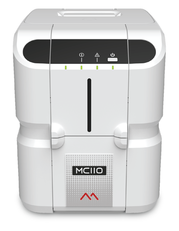 Matica MC110 Dual-Sided ID Card Printer Bundle — bundle or printer view