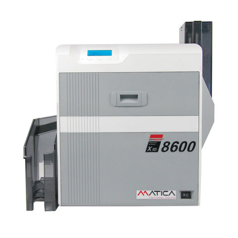 Matica XiD8600 600dpi Retransfer ID Card Printer — printer view