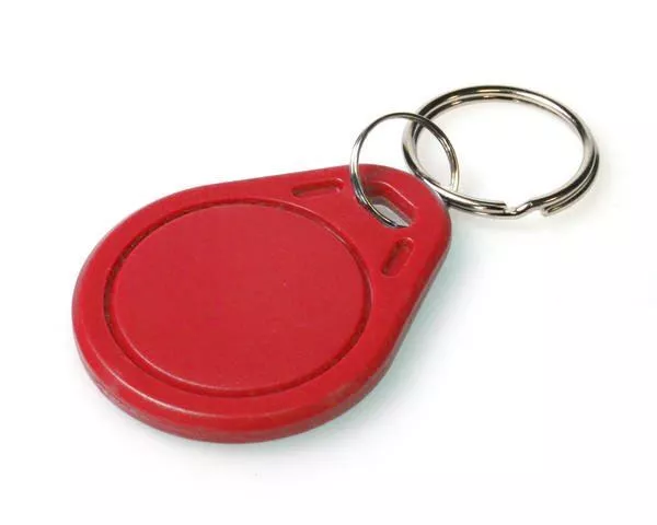 Red MIFARE Classic® EV1 1K KEYFOBS (PACK OF 100) — representative product view 1