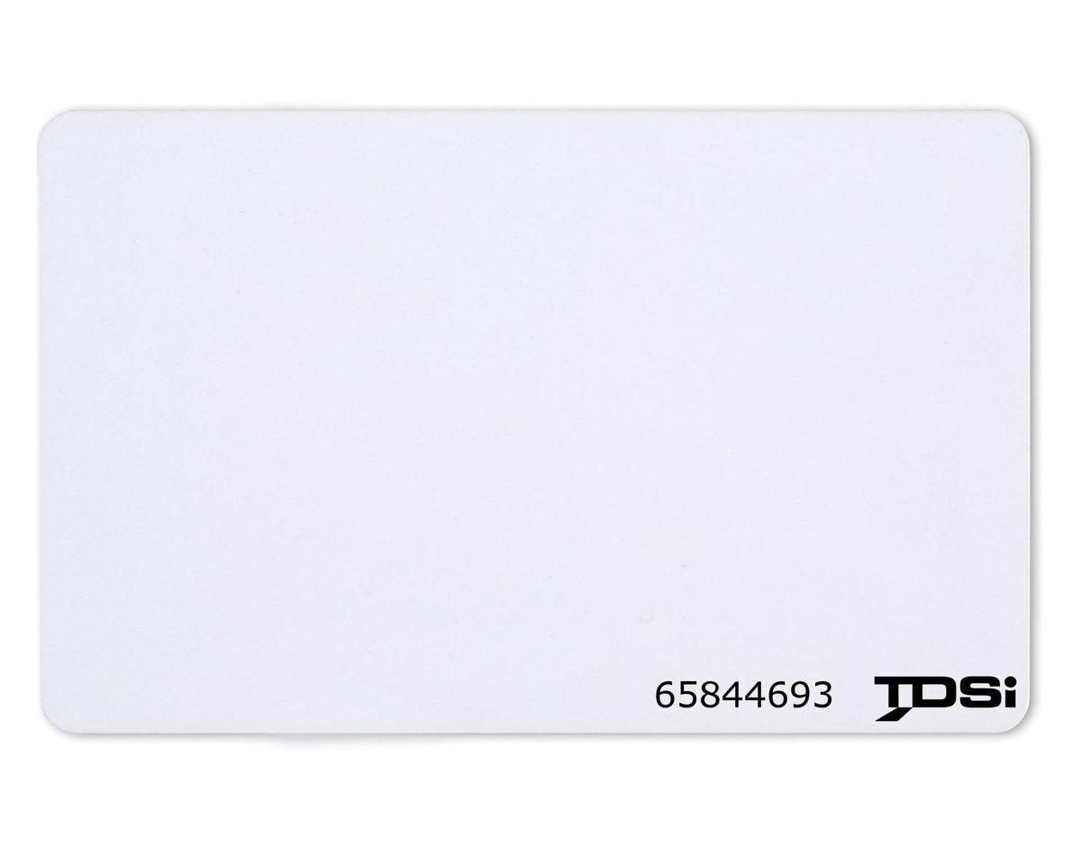 TDSI 2920-3003 Mifare 4K Card with Serial Number - (Pack Of 100) — plastic cards (representative card or pack view)