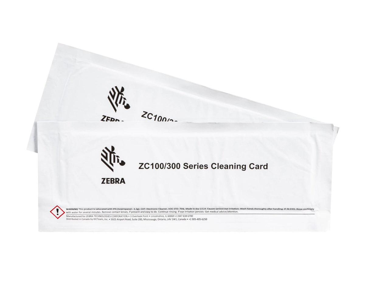 Zebra 105999-311 ZC100/300 Cleaning Kit (Pack of 5) — cleaning supplies (representative pack or component view)