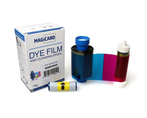 How to change the MA300YMCKO ribbon