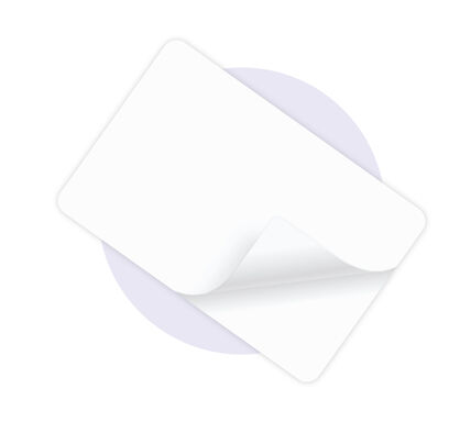 Self adhesive ID Cards