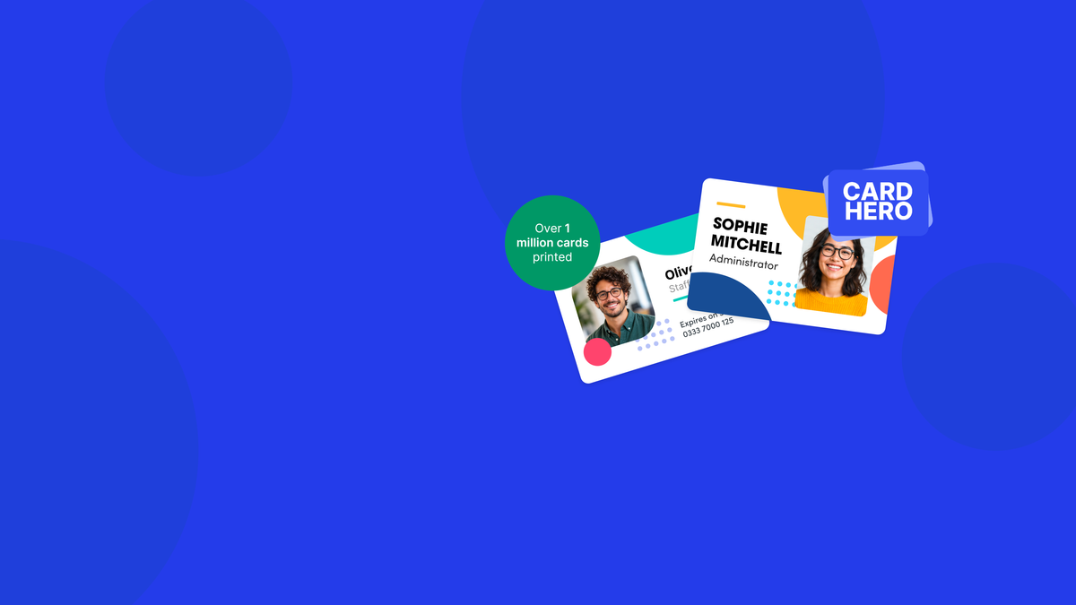 Hero Banner of id badge printing service
