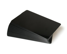 Black Plastic Cards 760 Micron (Pack of 100) — plastic cards (representative card or pack view)