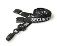 Black Security Lanyards with Plastic J Clip (Pack of 100) — lanyard view