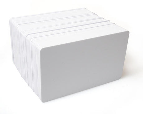 Blank White Dyestar Cards with PET Core - Pack of 100 — representative product view 1