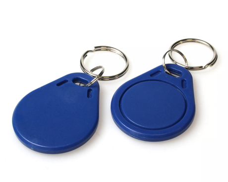 Blue MIFARE Classic® EV1 1K KeyFobs (Pack of 100) — representative product view 2