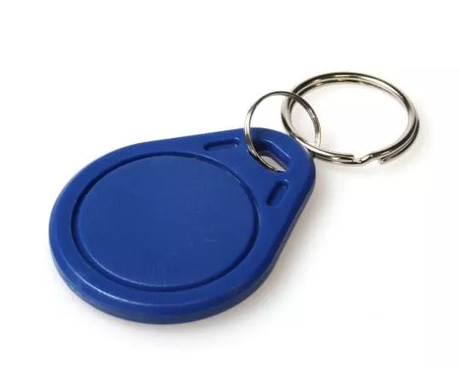 BLUE MIFARE Classic® EV1 4K KEY FOBS (Pack of 100) — representative product view 1