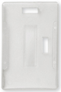 Clear Open Faced Multiple ID Card Holder (Pack of 100) — card holder view