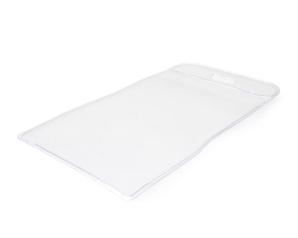 Clear Vinyl ID Card Holder - Portrait (Pack of 100) — card holder view