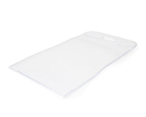 Clear Vinyl ID Card Holder - Portrait (Pack of 100) — card holder view