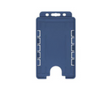 Dark Blue Dual Sided BioBadge Open Faced ID Card Holders - Portrait (Pack of 100) — card holder view