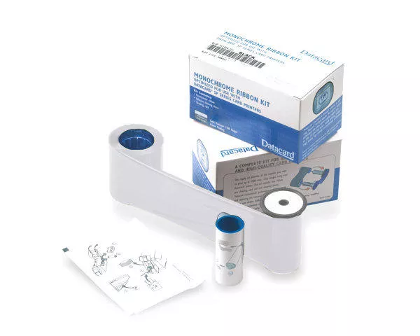 Datacard 532000-004 White Ribbon (1500 Prints) — representative product image