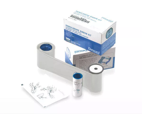 Datacard 532000-054 Metallic Silver Ribbon (1500 Prints) — representative product image