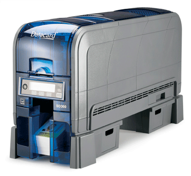 Datacard SD360 Dual-Sided ID Card Printer — printer view
