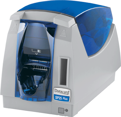 Datacard SP25 Plus — printer view