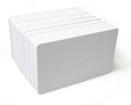Dyestar Blank White Plastic Cards - Pack of 100 — representative product view 1