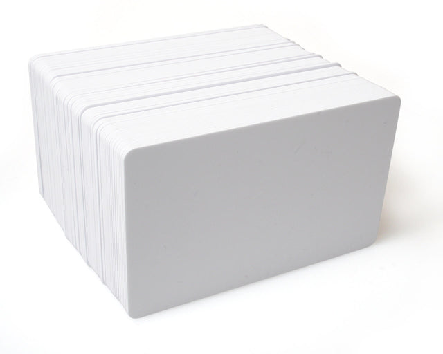 Dyestar Blank White Plastic Cards - Pack of 100 — representative product view 1