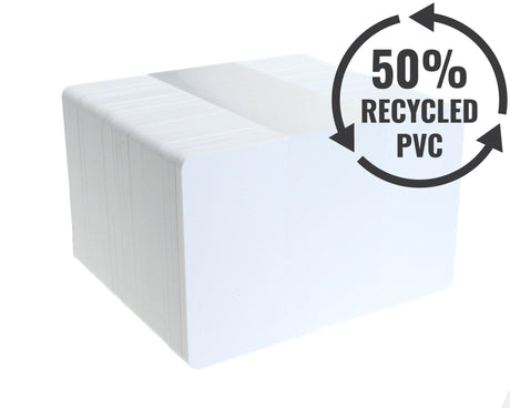 Dyestar Blank White Recycled PVC Cards (Pack of 100) — representative product view 1