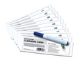 E9100 Pronto 100 Printer Cleaning Kit (10 Cards, 1 Pen) — cleaning supplies (representative pack or component view)