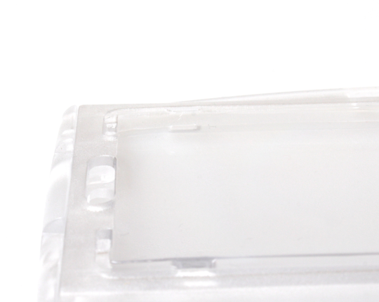 Enclosed Lockable ID Card Holder - Landscape- Pack of 100 — additional product view 1