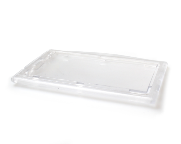 Enclosed Lockable ID Card Holder - Landscape- Pack of 100 — card holder view