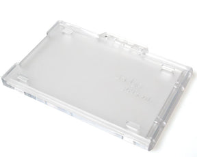 Enclosed Permanently Locking Card Holders (Pack of 100) — card holder view