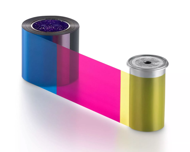 Entrust 525100-005 YMCKT-KT Colour Ribbon (350 Prints) — representative product image