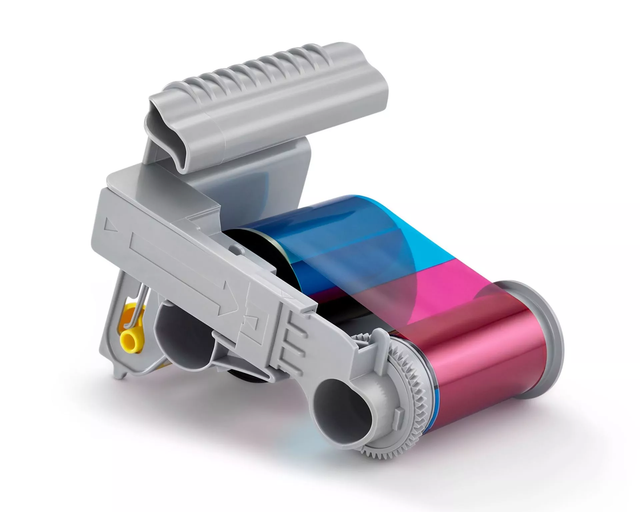 Entrust 525150-004 YMCKT Full Colour Ribbon Cassette (500 Prints) — representative product image