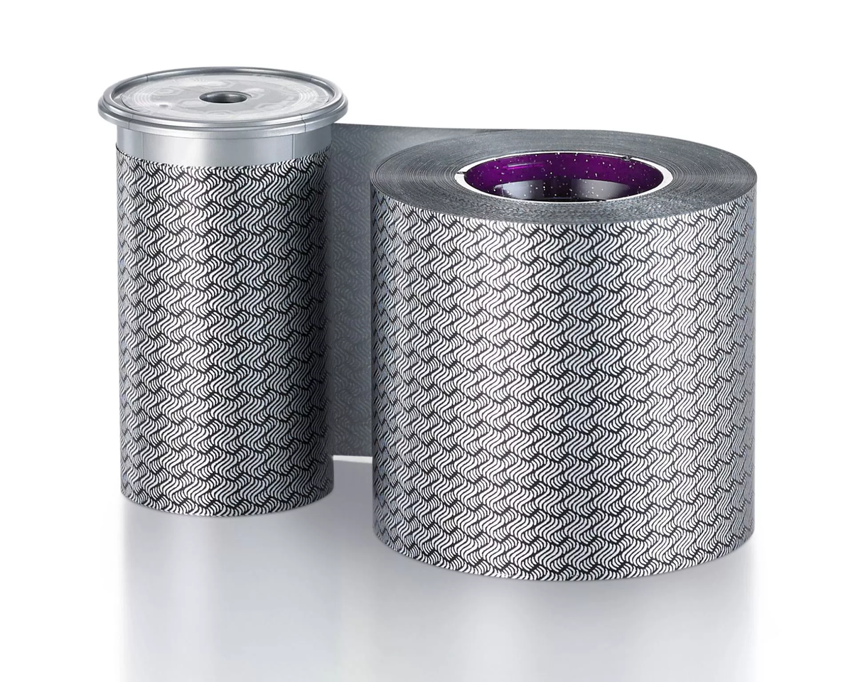 Entrust 525900-009 Scratch-Off Grey Monochrome Ribbon (1500 Prints) — representative product image