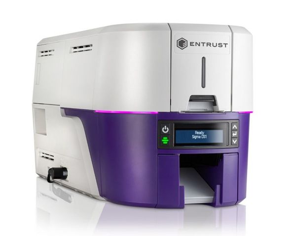 Entrust Sigma DS1 ID Card Printer — printer view