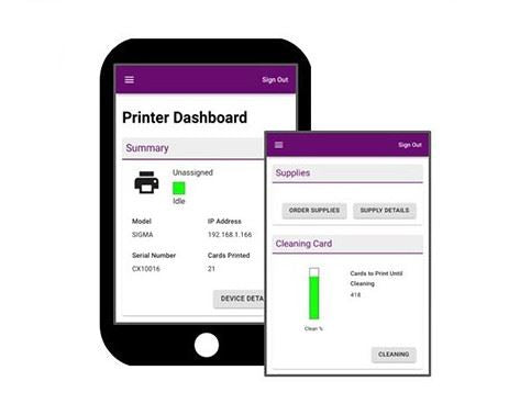 Entrust Sigma DS2 ID Card Printer — printer view