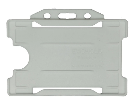 EvoHold White Single Sided Landscape ID Card Holders (Pack of 100) — additional product view 1