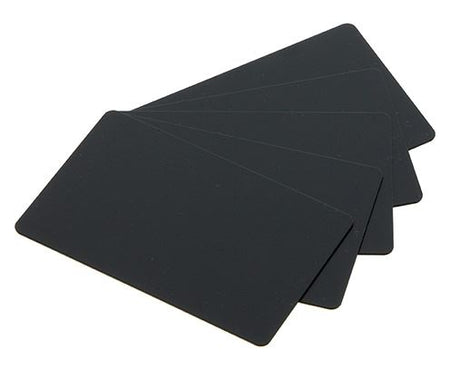 Evolis PVC Matte Black Cards (Pack of 500) — plastic cards (representative card or pack view)