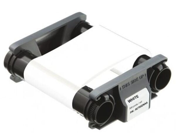 Evolis RCT052NAA White Monochrome Ribbon (500 Prints)