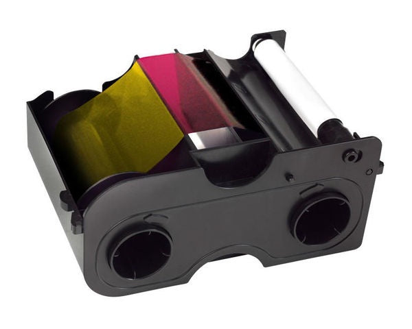 Fargo 45100 YMCKO colour Ribbon (250 Prints) - representative image