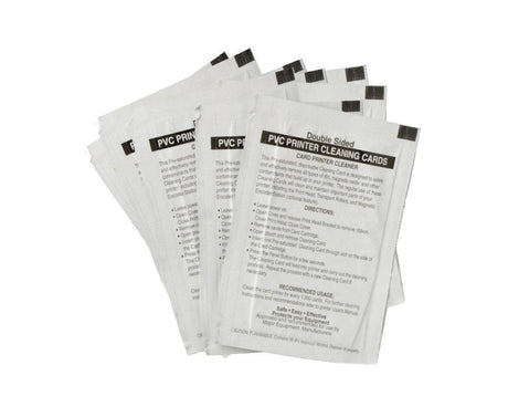 Fargo 86131 Adhesive Cleaning Cards (Pack of 50) — cleaning supplies (representative pack or component view)