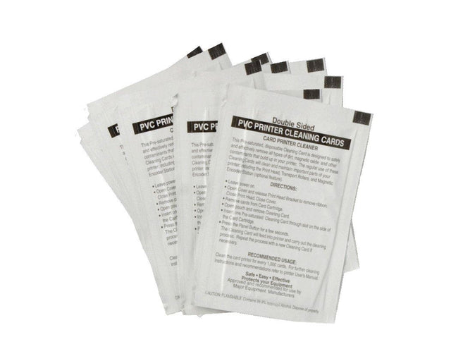 Fargo 86131 Adhesive Cleaning Cards (Pack of 50) — cleaning supplies (representative pack or component view)