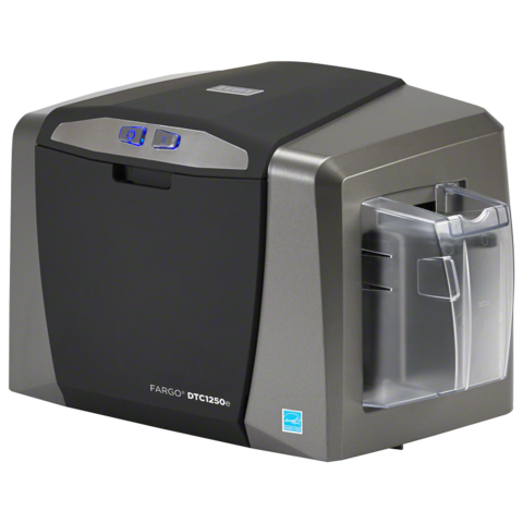 Fargo DTC1250e ID Card Printer — printer view