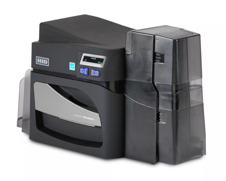 Fargo DTC4500e Single or Dual Sided ID Card Printer — printer view